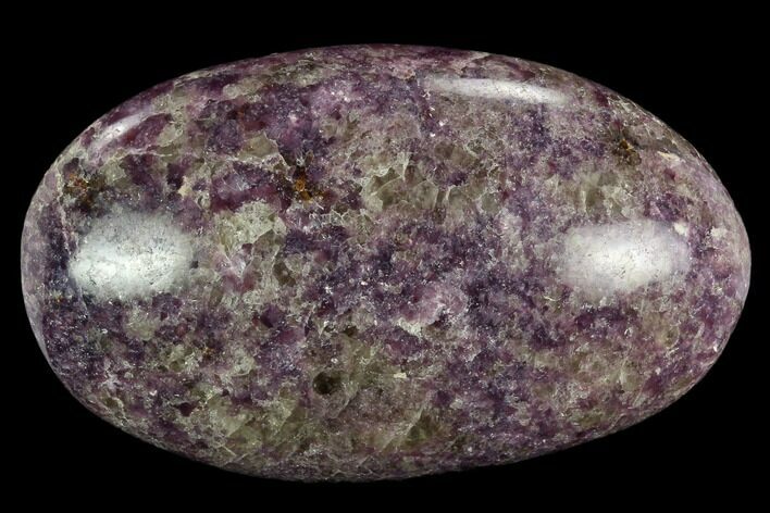 Sparkly, Purple Lepidolite Palm Stone - Madagascar #119308